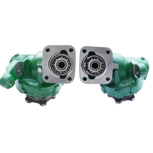 Steering Knuckle Assembly for John Deere model, durable metal, designed for precision steering in agricultural vehicles