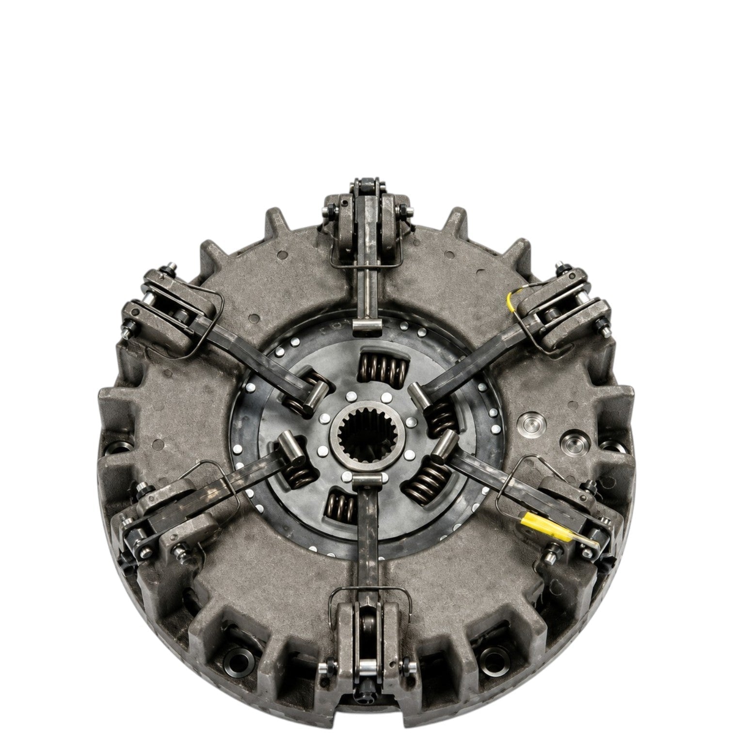 Heavy-duty kit clutch made of steel, designed for durable performance in agricultural machinery