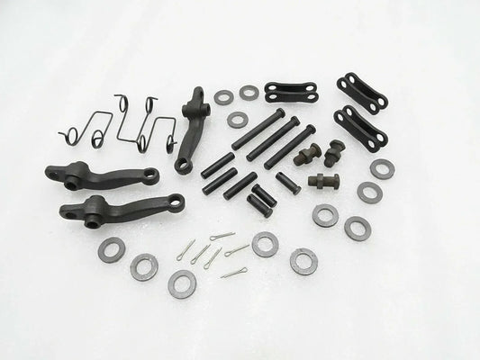 Complete kit clutch components for tractor, including levers, springs, pins, and washers
