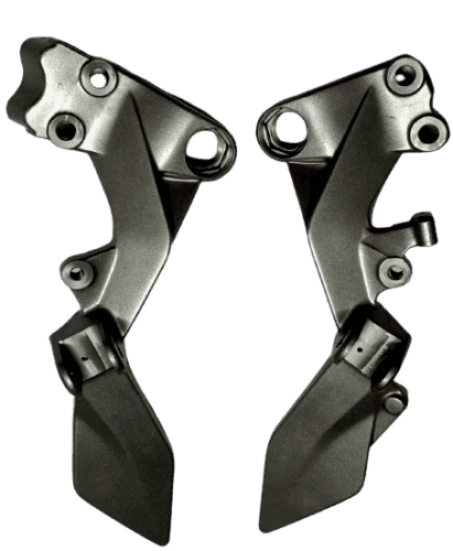 KTM Duke 200 footrest bracket front stepholder set for enhanced motorcycle support
