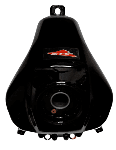 KTM Duke 390 fuel tank 2020 in sleek black design, ideal for replacement parts
