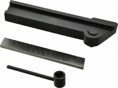 Lathe cut off tool holder with HSS blade for precision metal cutting and parting