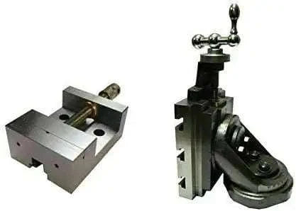 Lathe Vertical Milling Slide - Swivel Base 4" X 5" With 63 Mm Grinding Vice - StellerGear