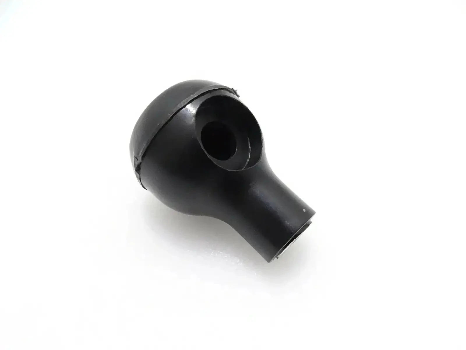 Black plastic loader knob with circular opening