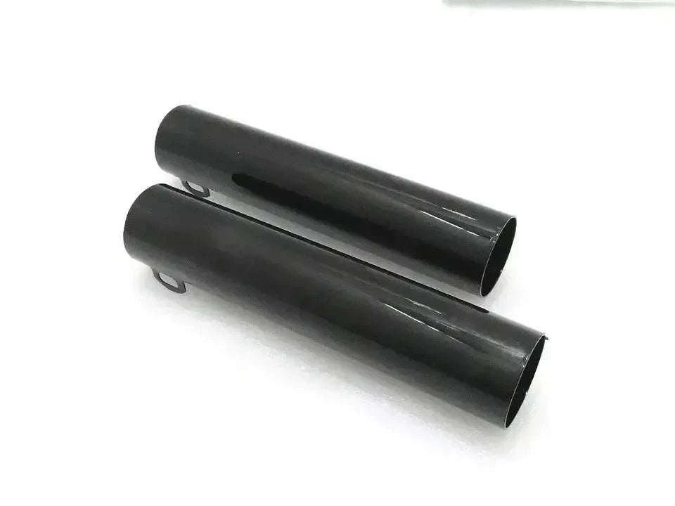 Long Black Fork Cover Tubes Fits Royal Enfield Old Model - StellerGear