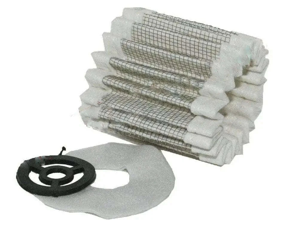 Oil filter element with seal ring and pleated filter screens, multiple pieces