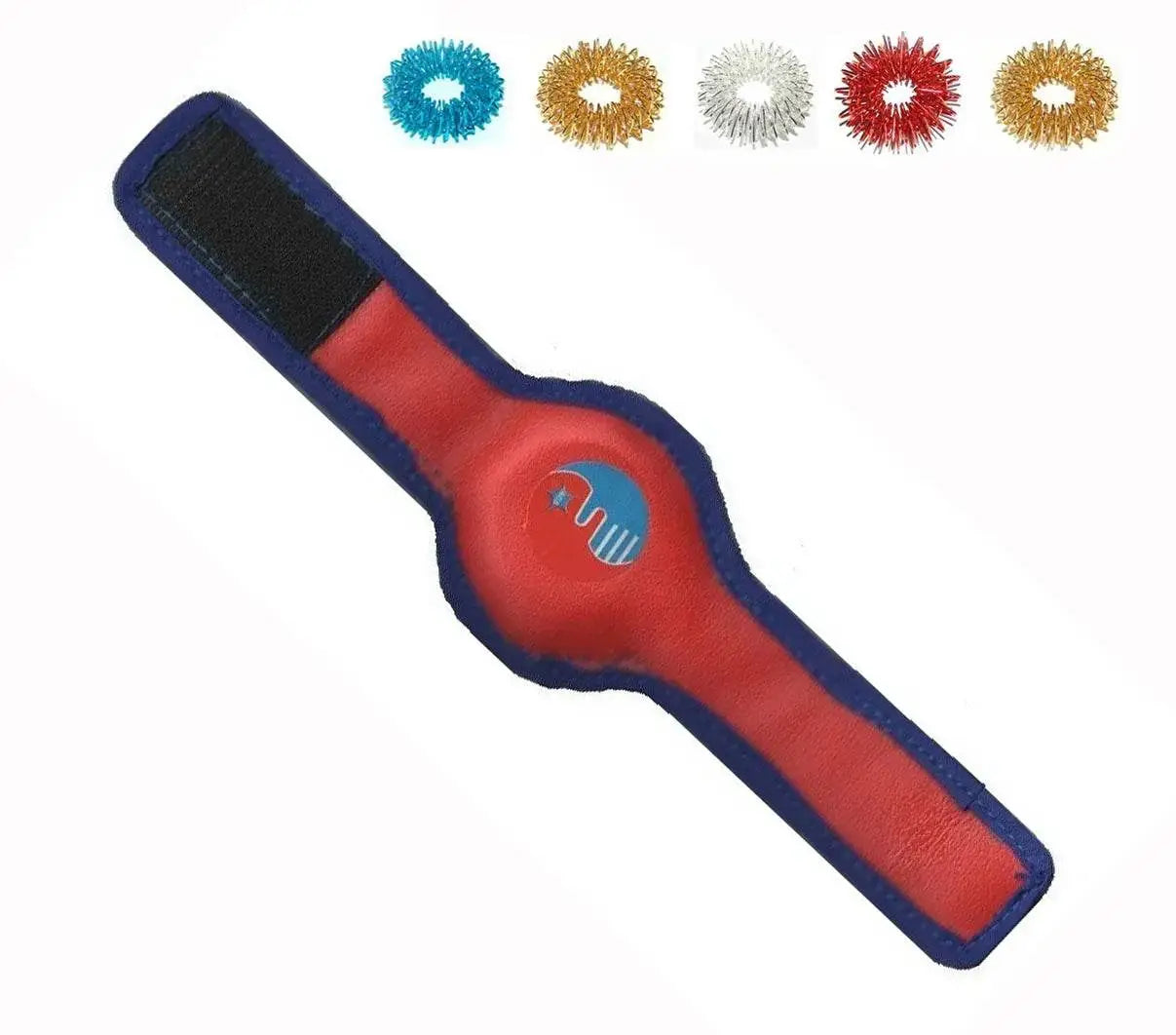 Magnetic blood pressure wrist band designed for regulating high and low blood pressure