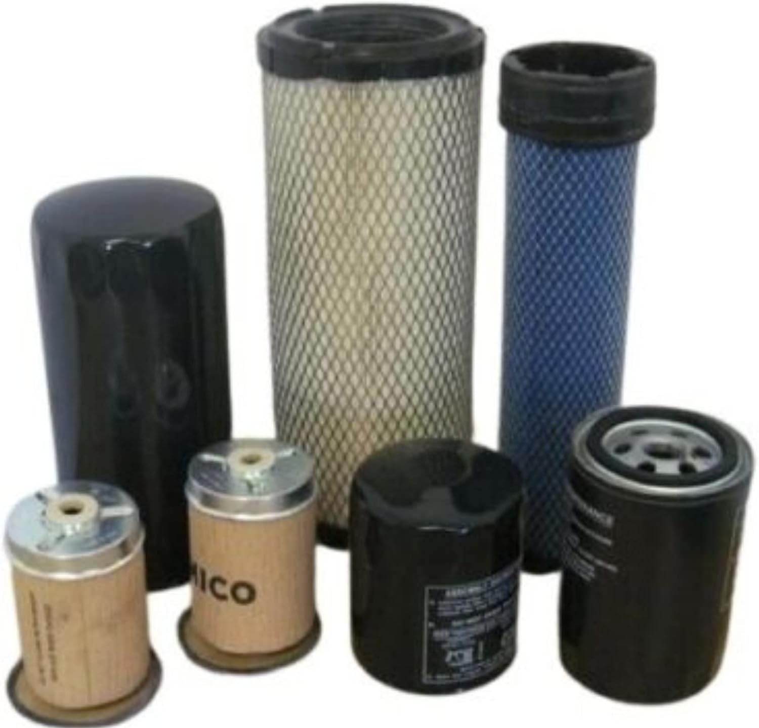 Mahindra 5520 filter pack with various filters for optimal tractor performance