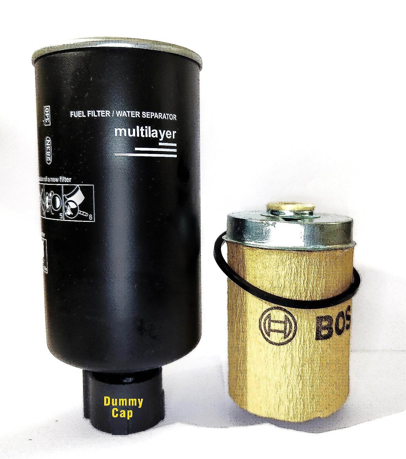 Mahindra fuel filter combo including a fuel filter and water separator for improved engine performance