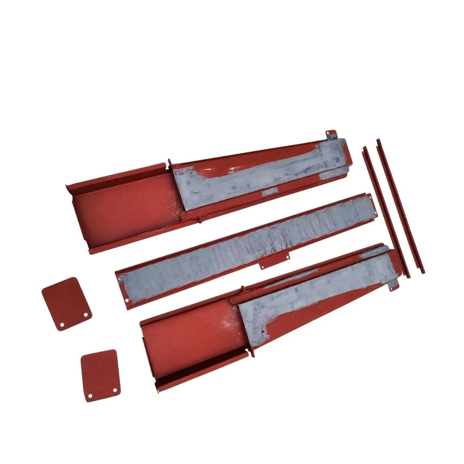 Half hard top set, steel, designed for electric conversion bicycle kit installation