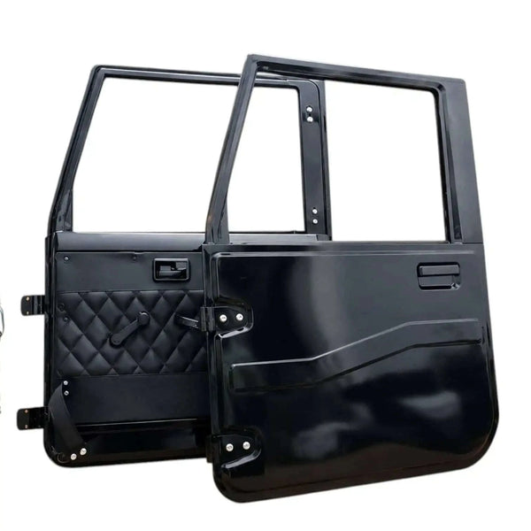 Mahindra ROXOR Two Door Set Right & Left Complete with Fittings Black/White – Refurbished StellerGear