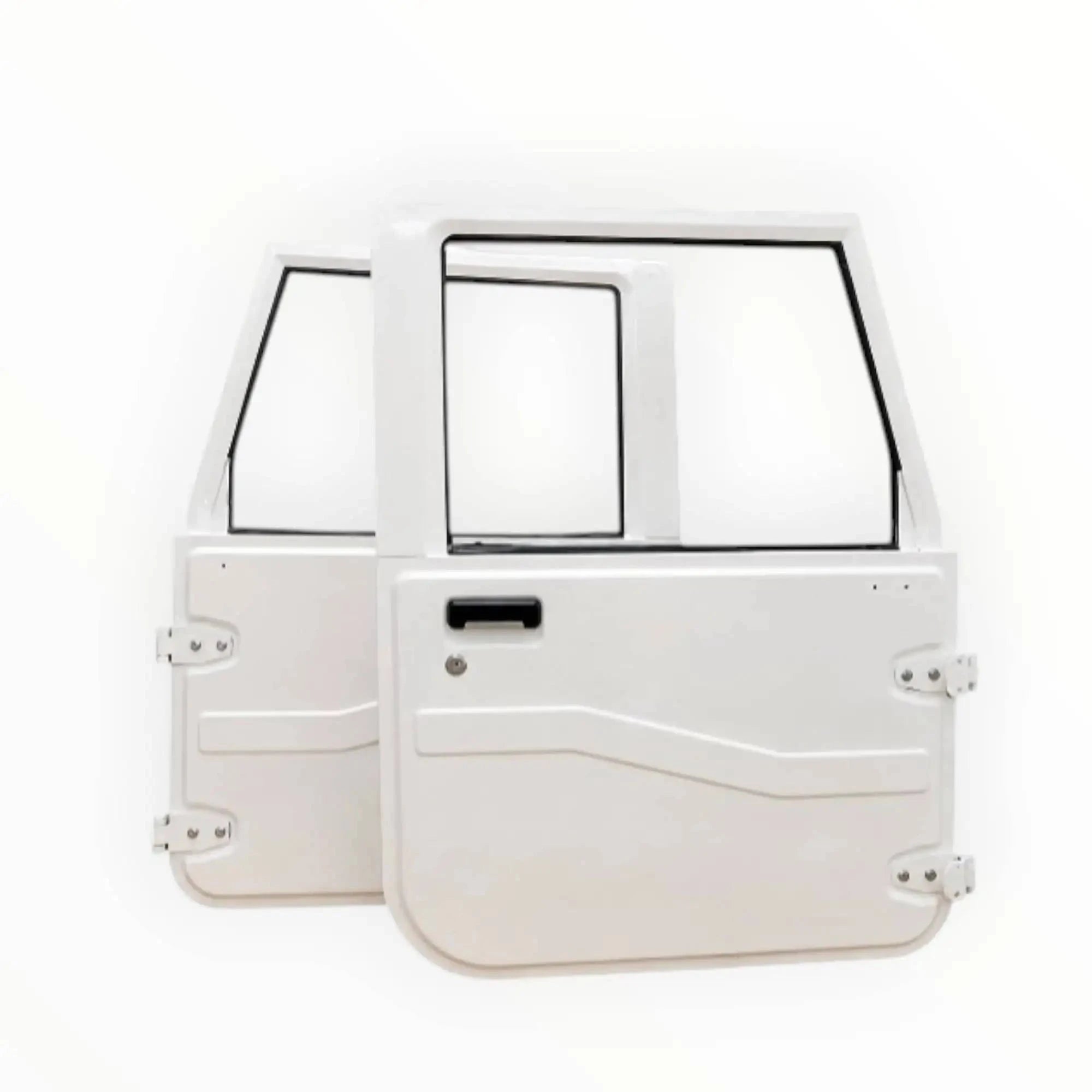 Mahindra ROXOR Two Door Set Right & Left Complete with Fittings Black/White – Refurbished StellerGear