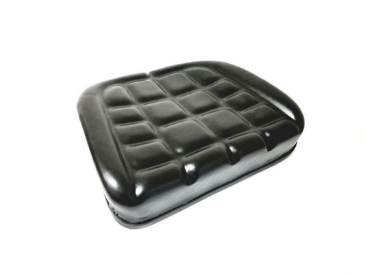 Mahindra seat cushion replacement, rectangular shape, durable vinyl material for enhanced comfort in tractors