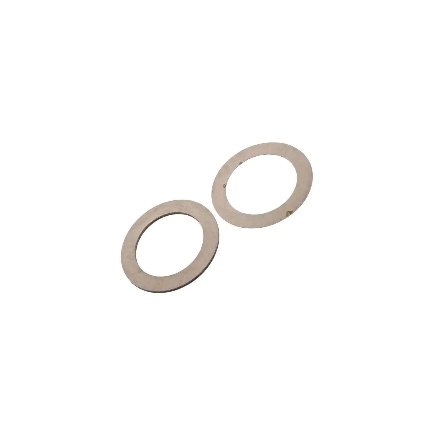 Bevel gear washer pair of two metal flat washers with inner holes