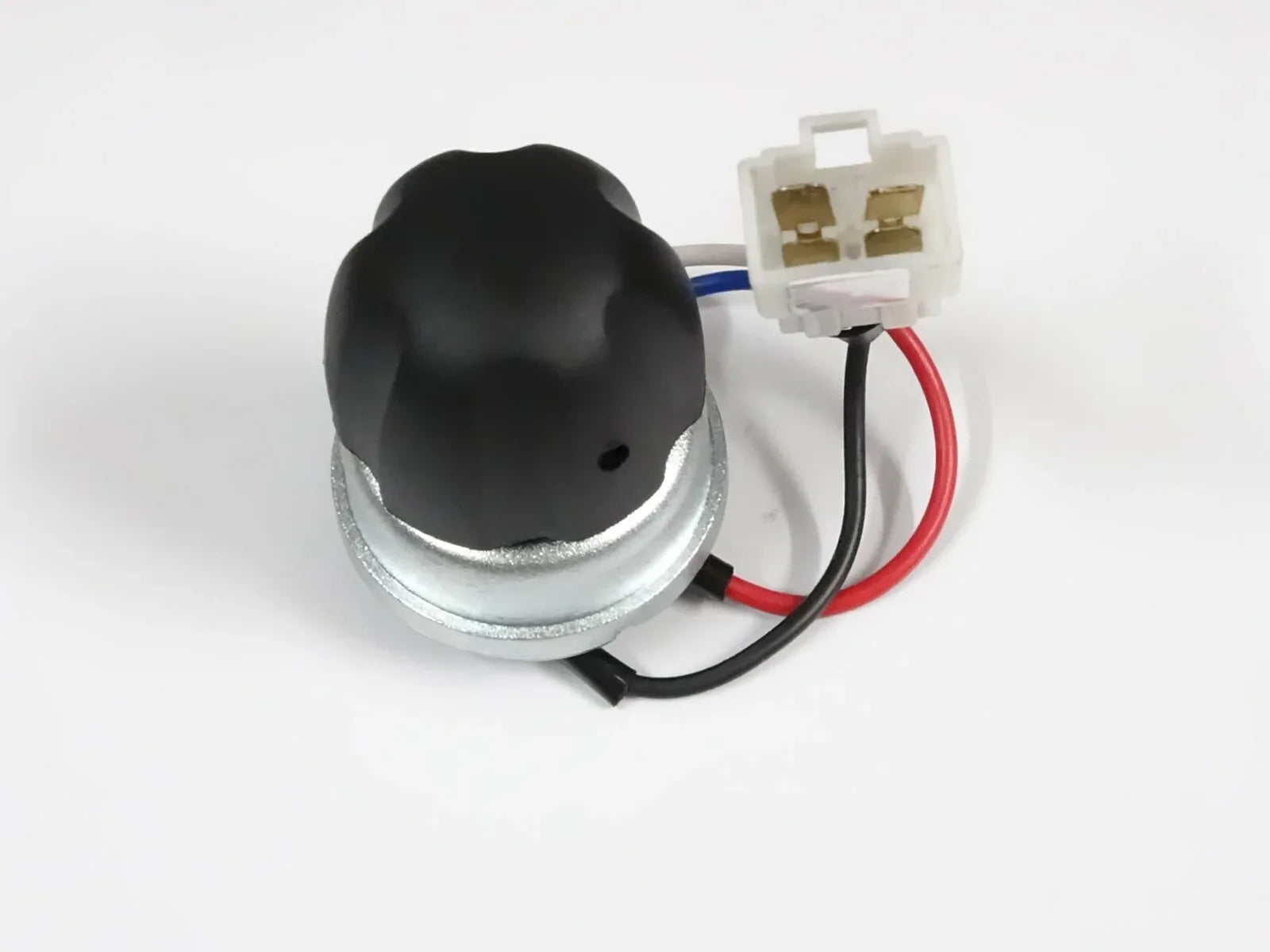 Headlight switch with wire and coupler for Mahindra tractor, durable plastic knob and electrical connections