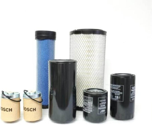 FILTER PACK OF 7 MAHINDRA Tractor 7060 4WD 8560 2WD 8560 4WD Filter Kit - StellerGear