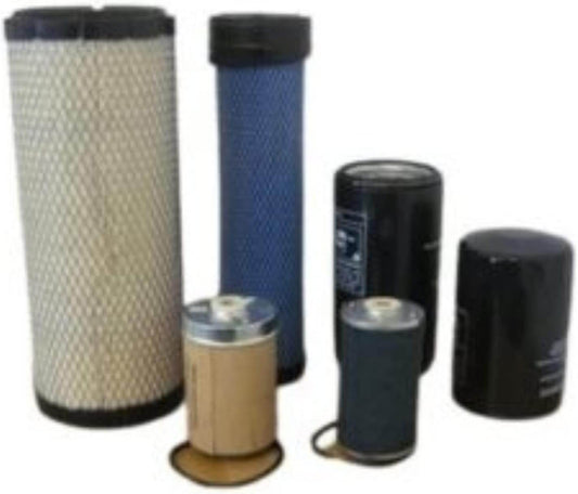 Mahindra tractor filter pack including oil, air, and fuel filters for optimal machine performance