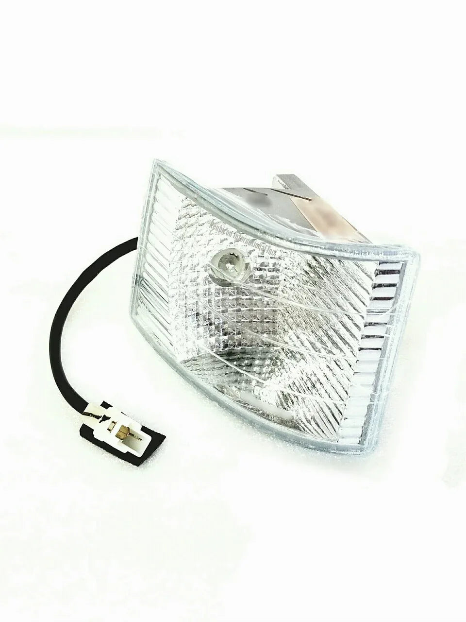 Mahindra tractor headlight assembly, clear lens with wiring harness for optimal visibility and safety