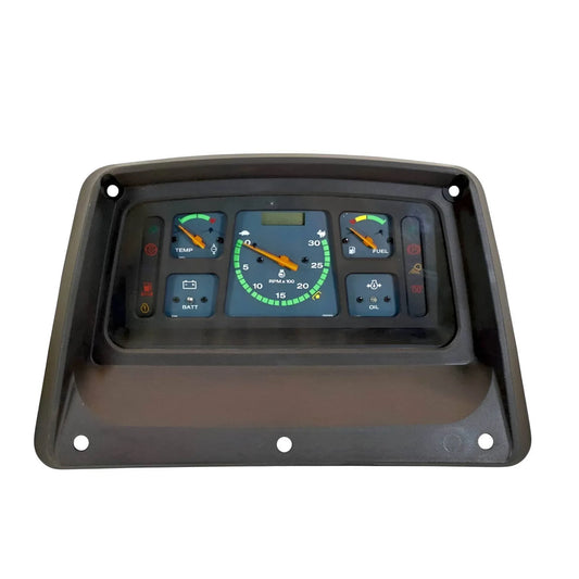 Mahindra tractor instrument panel, durable plastic, 10 x 7 inches, essential for monitoring tractor performance