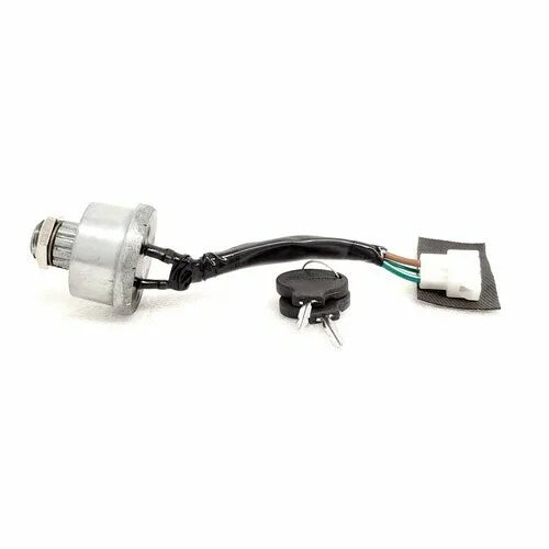 Mahindra tractor ignition rotary switch with keys and wiring harness for easy installation