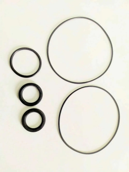 Steering Control HSU Seal Kit for Mahindra tractor, includes four rubber seals in various sizes for effective maintenance