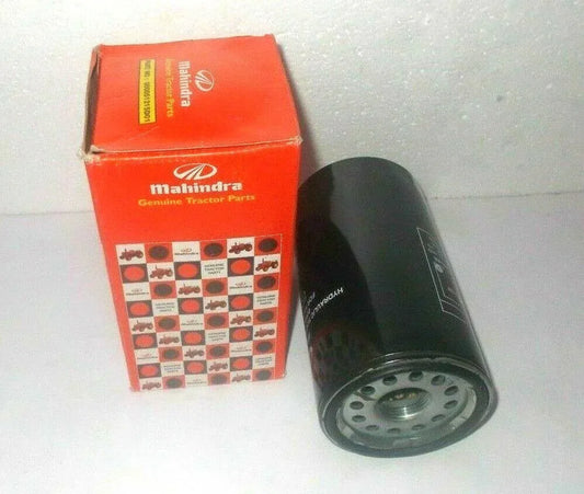 Mahindra tractor hydraulic filter, metal, compact size, essential for optimal engine performance