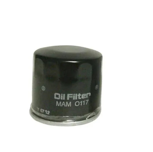 Oil filter for Mahindra tractor, durable metal construction, ensures optimal engine performance