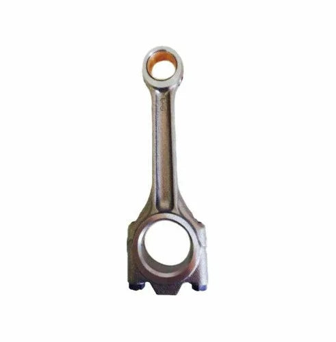 Metal tractor connecting rod with circular bearing ends