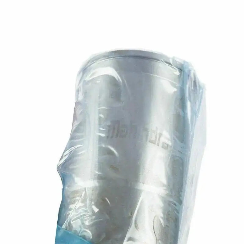 Engine cylinder sleeve, metallic gray, in clear plastic wrap