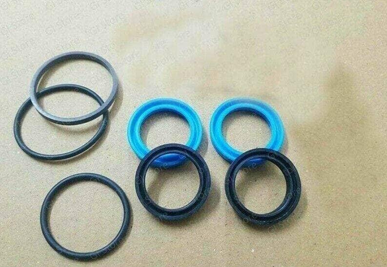 Steering cylinder repair kit with blue and black O-ring seals, 30 mm size