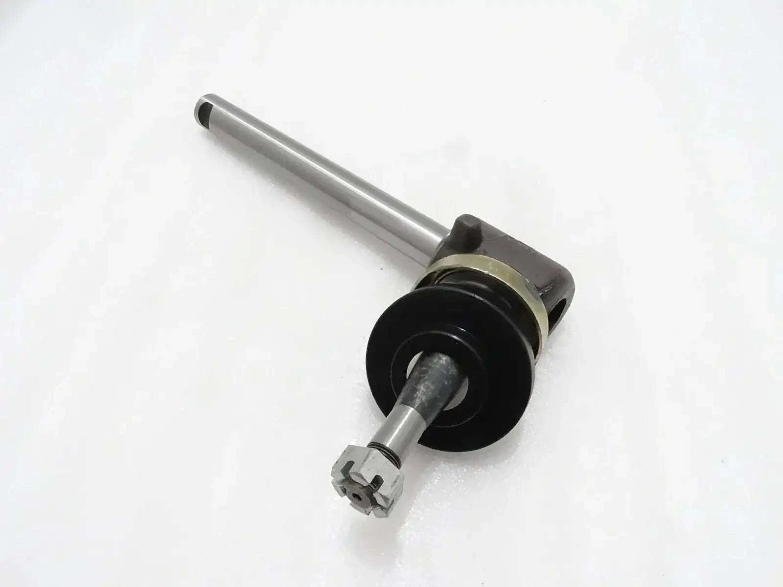 MASSEY FERGUSON front left spindle shaft with black collar and metal rod
