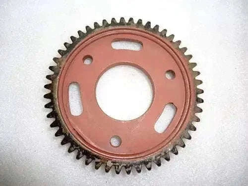 Massey Ferguson 135 camshaft gear featuring toothed ring and precision bolt holes