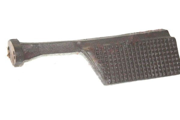 Rubber-tread left foot rest bracket with metal mounting bolt
