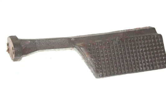 Rubber-tread left foot rest bracket with metal mounting bolt