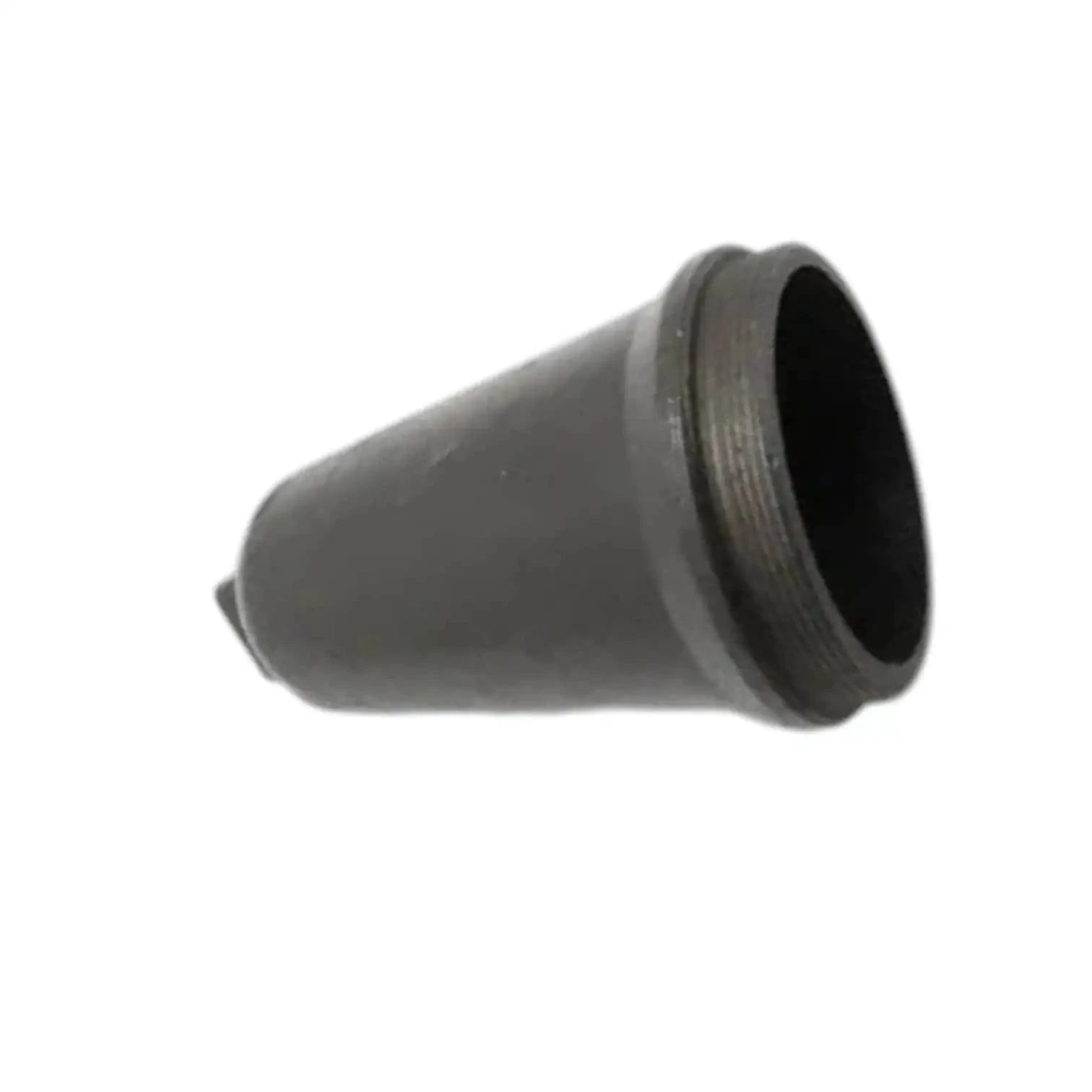 PTO cap cover, gray rubber cone cap with ribbed collar
