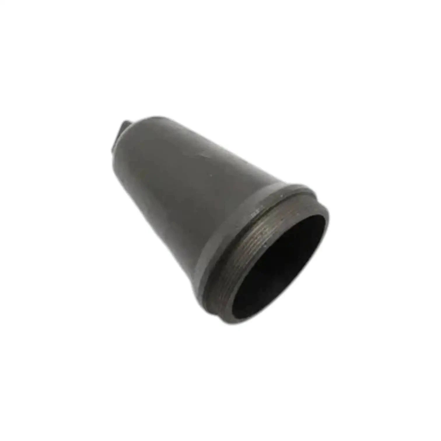 PTO cap cover, dark gray rubber sleeve with threaded rim