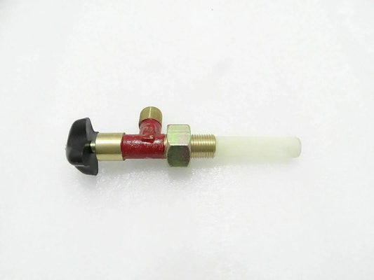 Massey Ferguson 35 fuel tap, brass and plastic construction, designed for efficient fuel flow management