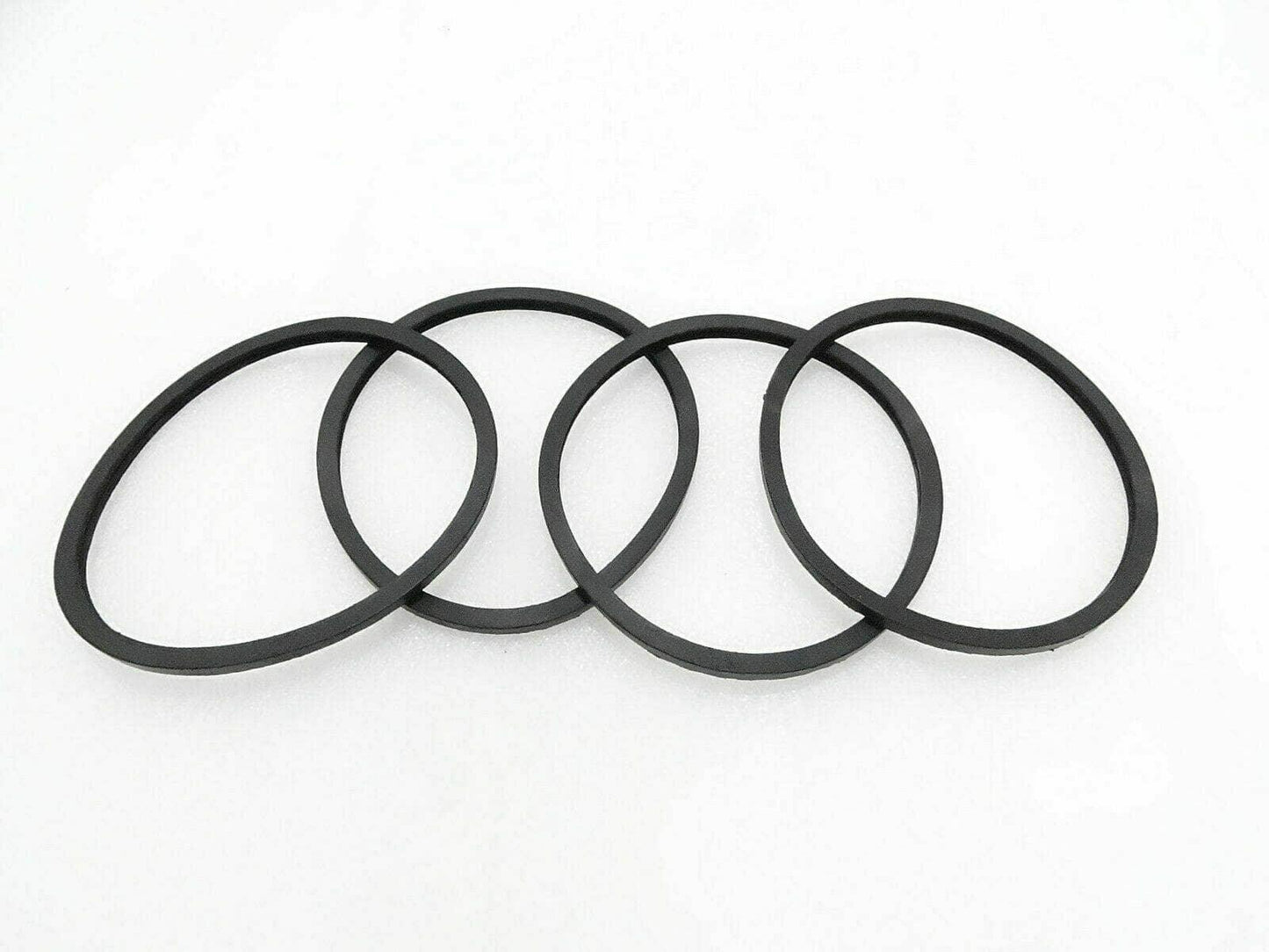 Set of four Massey Ferguson air cleaner rubber gaskets designed for efficient filtration and durability