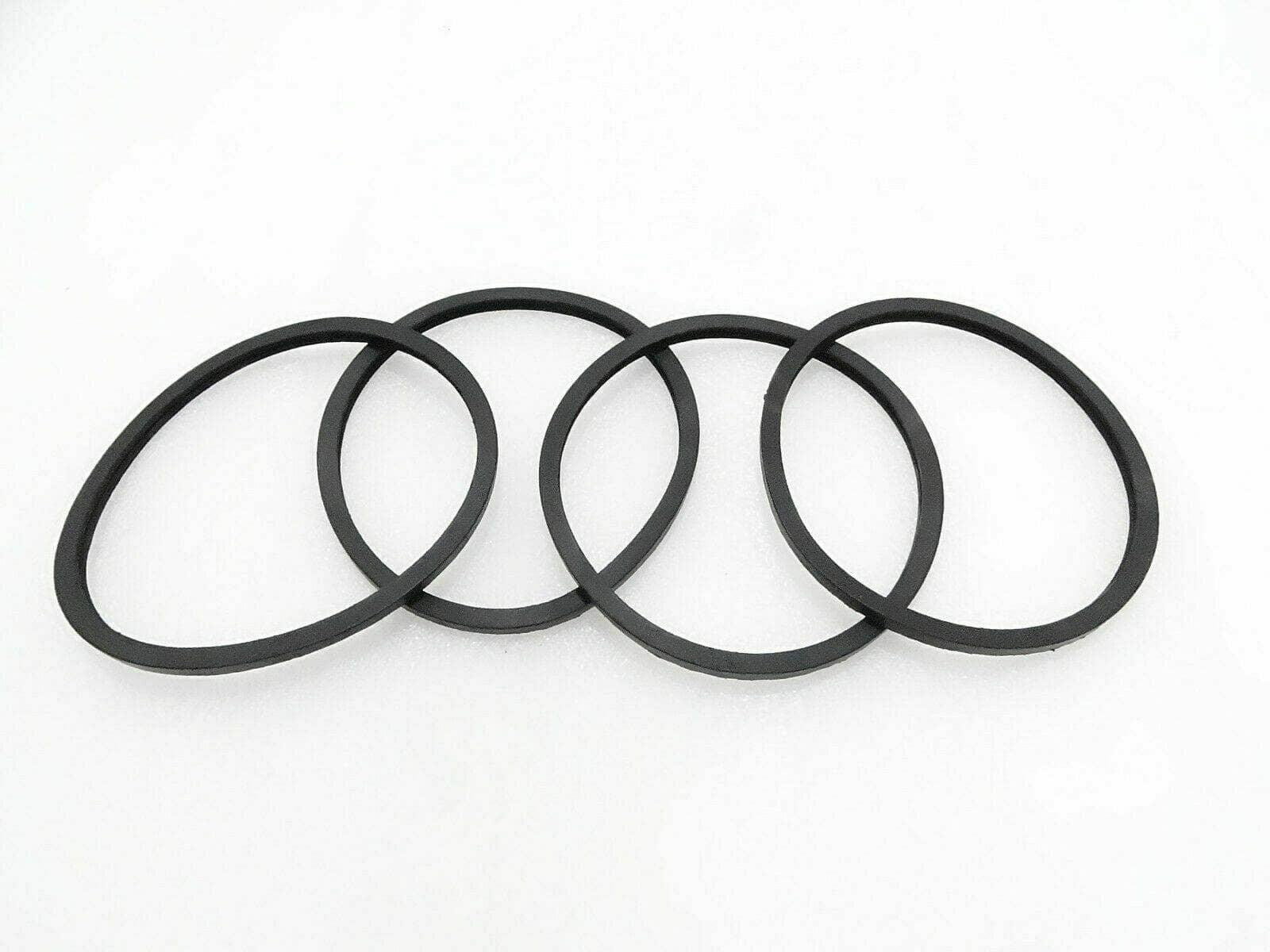 Set of four Massey Ferguson air cleaner rubber gaskets designed for efficient filtration and durability