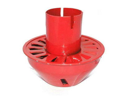 Massey Ferguson air pre-cleaner in red, designed for efficient dust and debris filtration