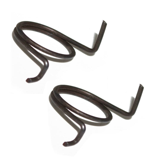 Massey Ferguson brake pedal spring set featuring durable metal latches for reliable performance