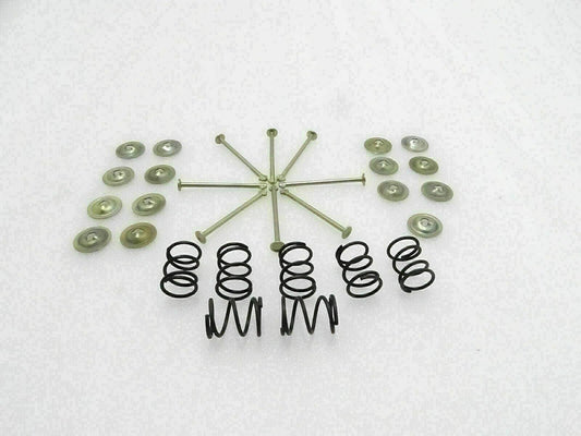 Massey Ferguson brake repair kit, includes various springs and hold down parts for brake shoe installation