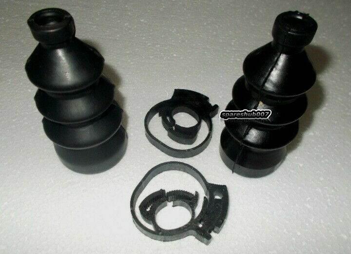 Massey Ferguson gear shift boots in black rubber, designed for durable use in tractor gear shifts