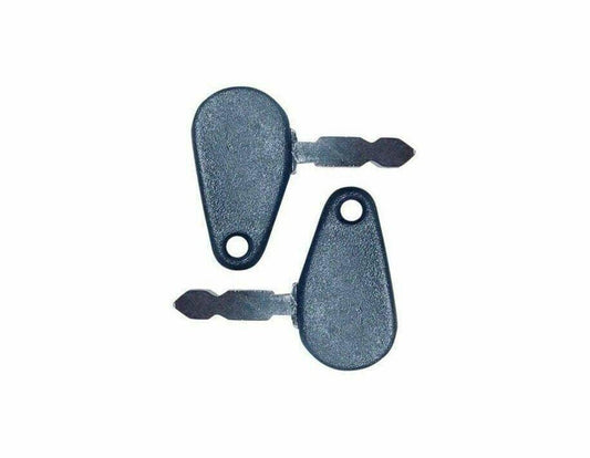 Massey Ferguson ignition key set, steel, two keys for replacing lost tractor keys