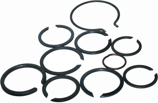 Massey Ferguson lock ring snap kit with multiple sizes for gearbox assembly