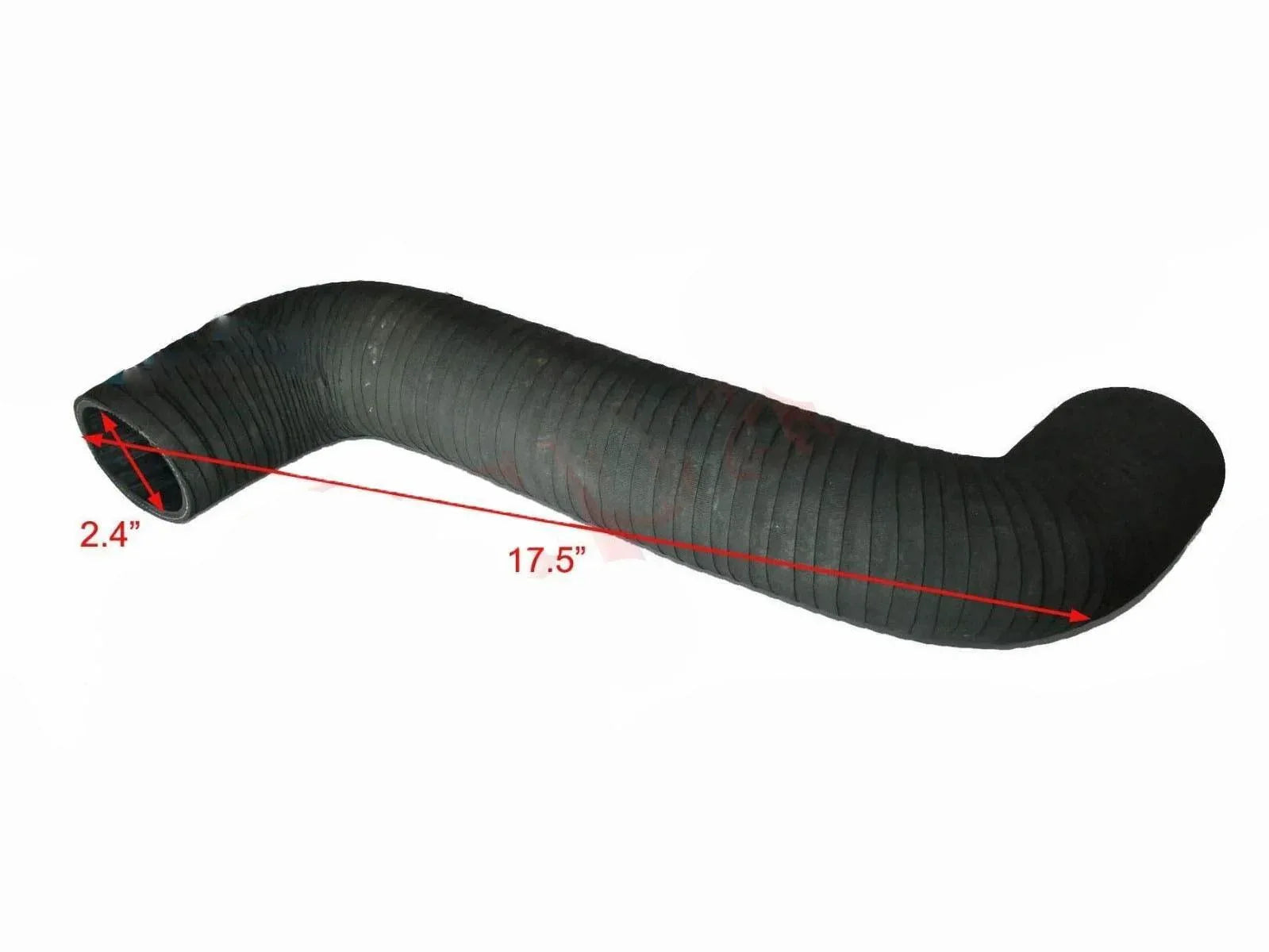 Massey Ferguson model air cleaner hose, 2.4 inches wide, 17.5 inches long, durable rubber for tractors