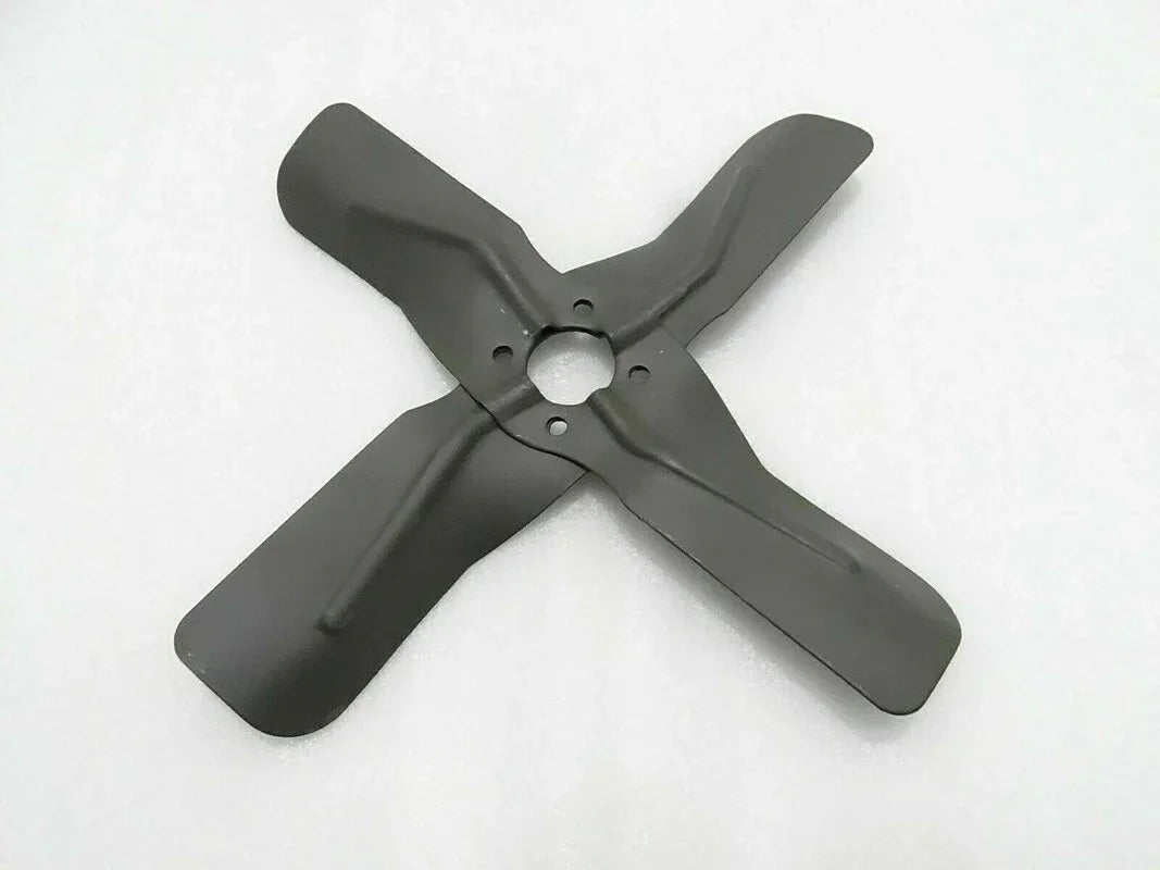 Tractor fan blades for Massey Ferguson model, metal, 16 inches, used for engine cooling