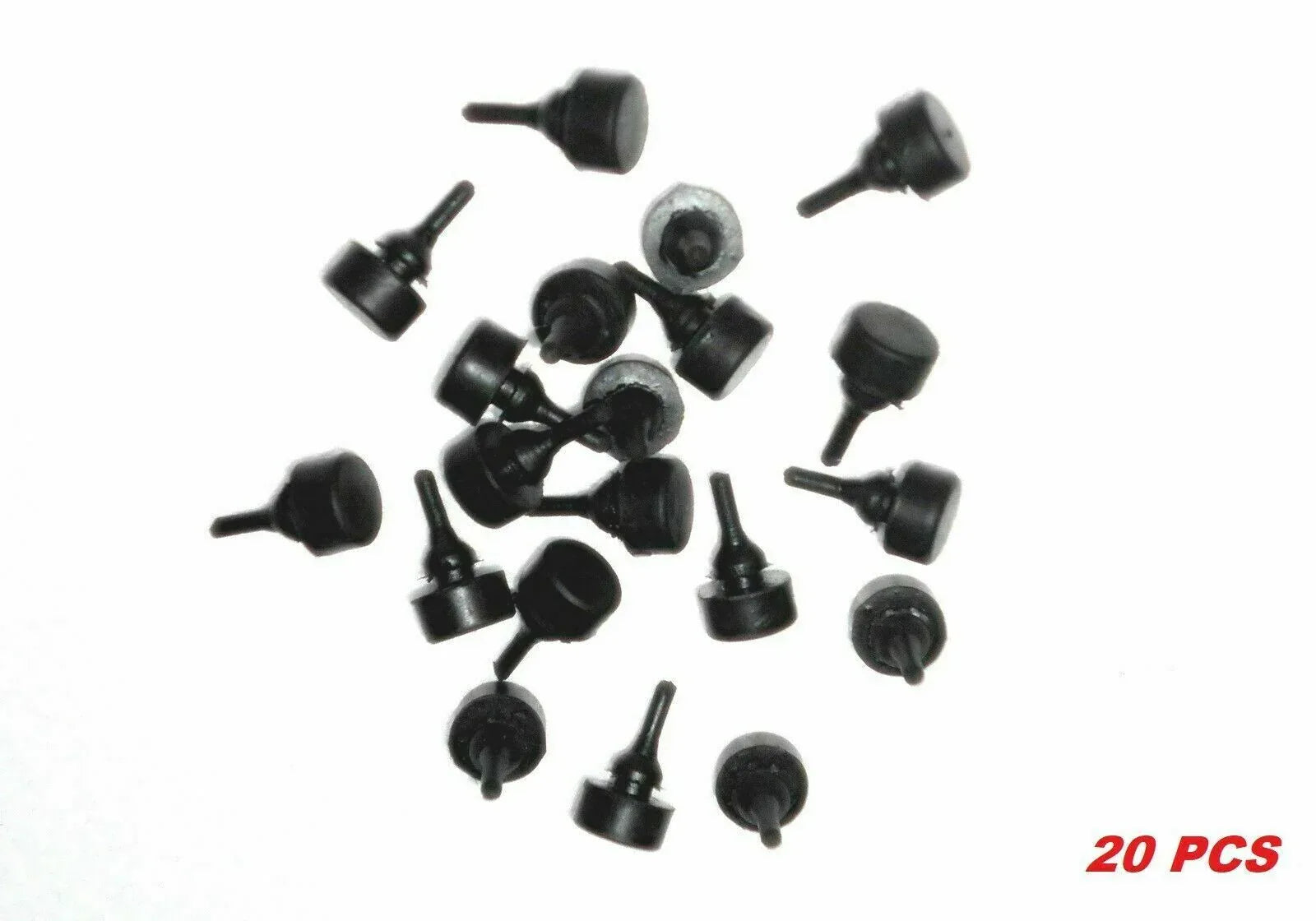 20 black rubber bumper pads for Massey Ferguson model, designed for durable protection and use on tractors