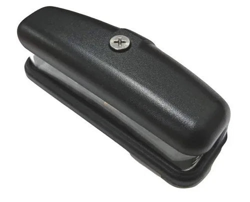 Massey Ferguson model number plate light, durable plastic, fits standard tractor mounting, for visibility