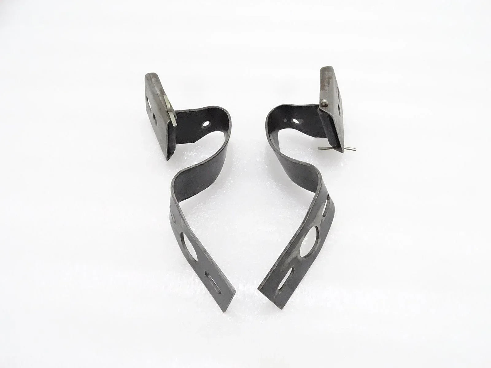 Tractor bonnet panel hinges bracket set, heavy-duty steel, compatible with Massey Ferguson model